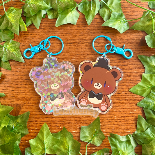 Brown Bear Acrylic Charm