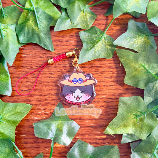 Fire Fist Cat Mini Charm