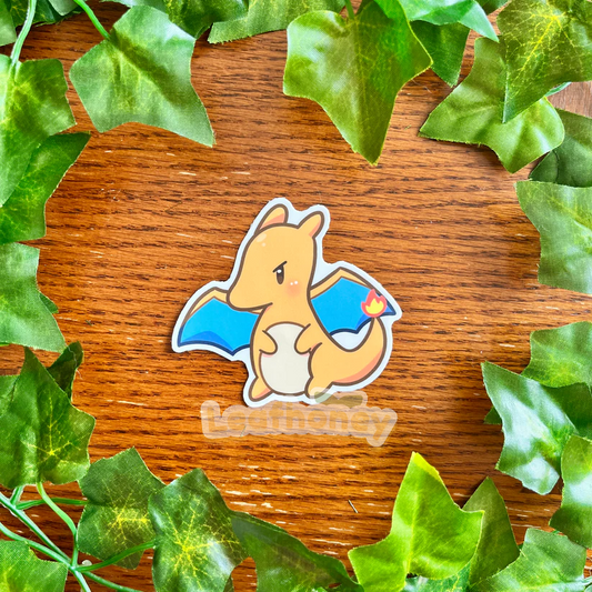 Charred Lizard Vinyl Sticker