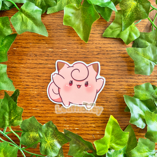 Moon Fairy Vinyl Sticker