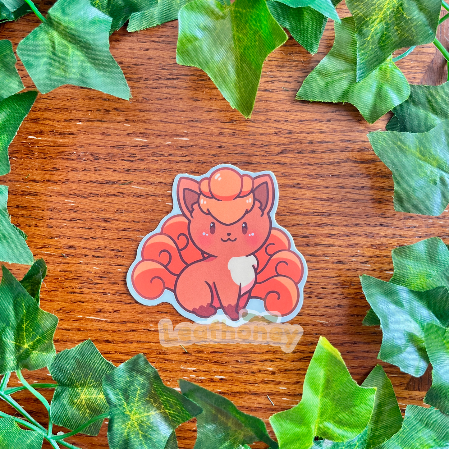 Ice & Fire Fox Vinyl Stickers