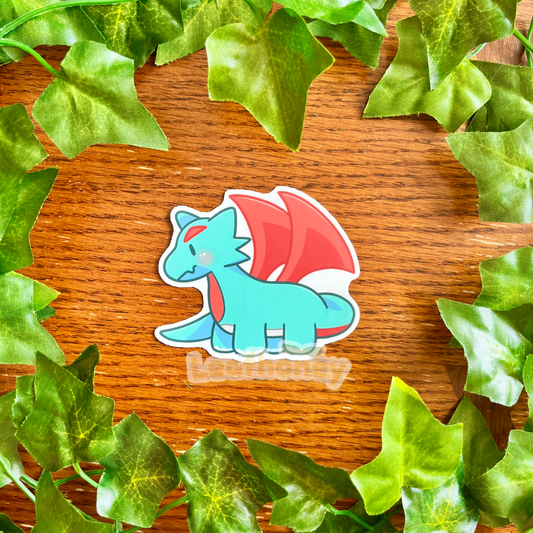 Blue Dragon Vinyl Sticker