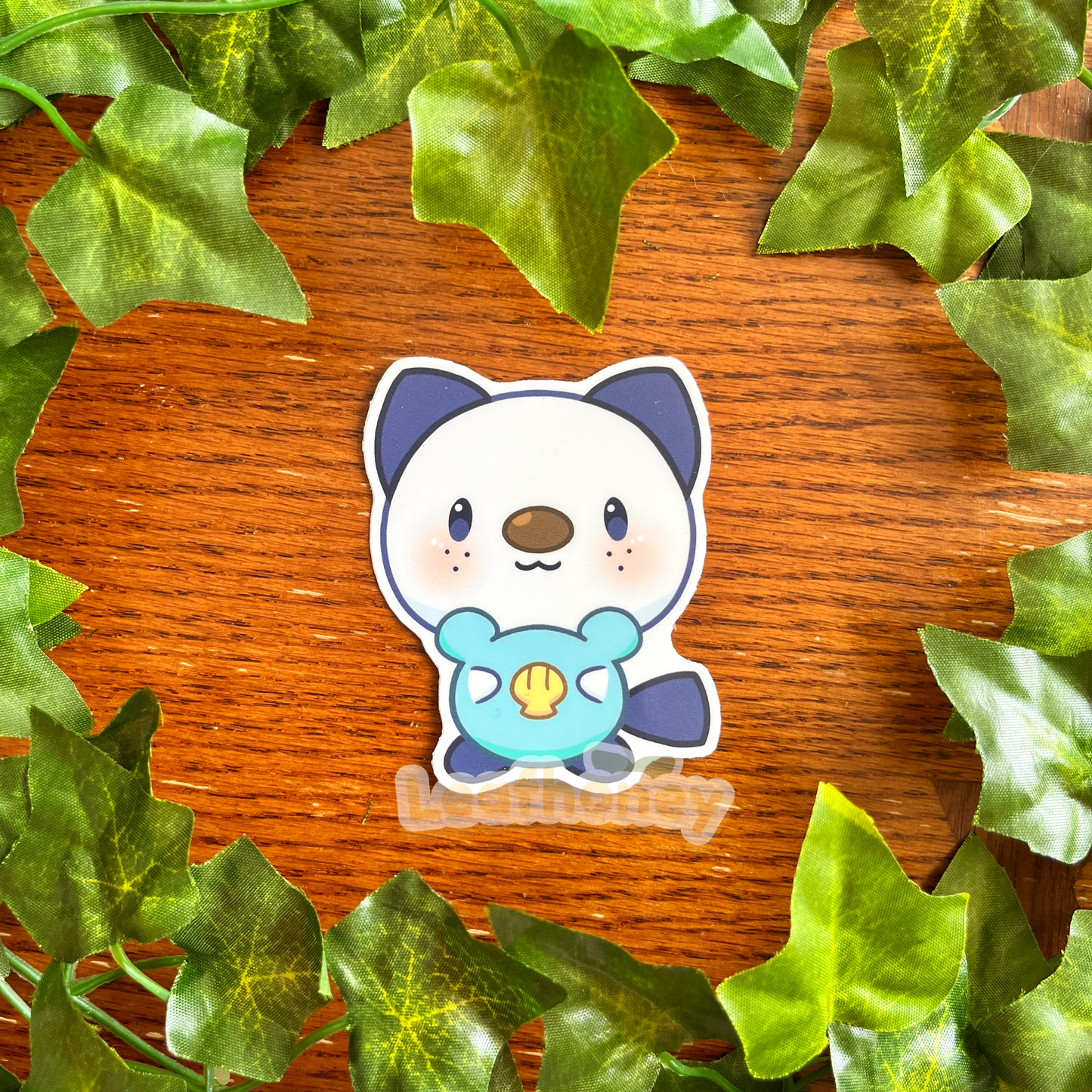 Scallop Otter Vinyl Sticker