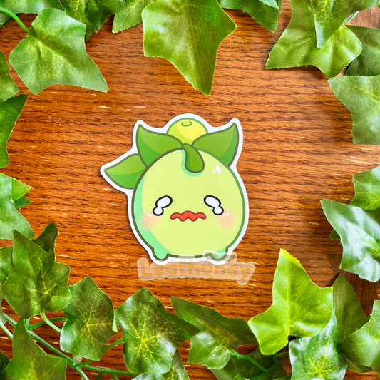 Smol Olive Vinyl Sticker