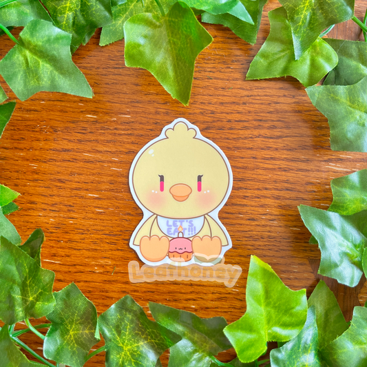Cupcake Chick Vinyl Sticker
