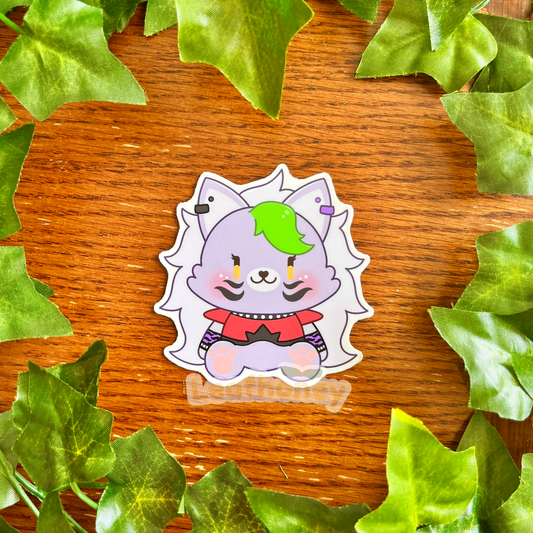 Rockstar Wolf Vinyl Sticker