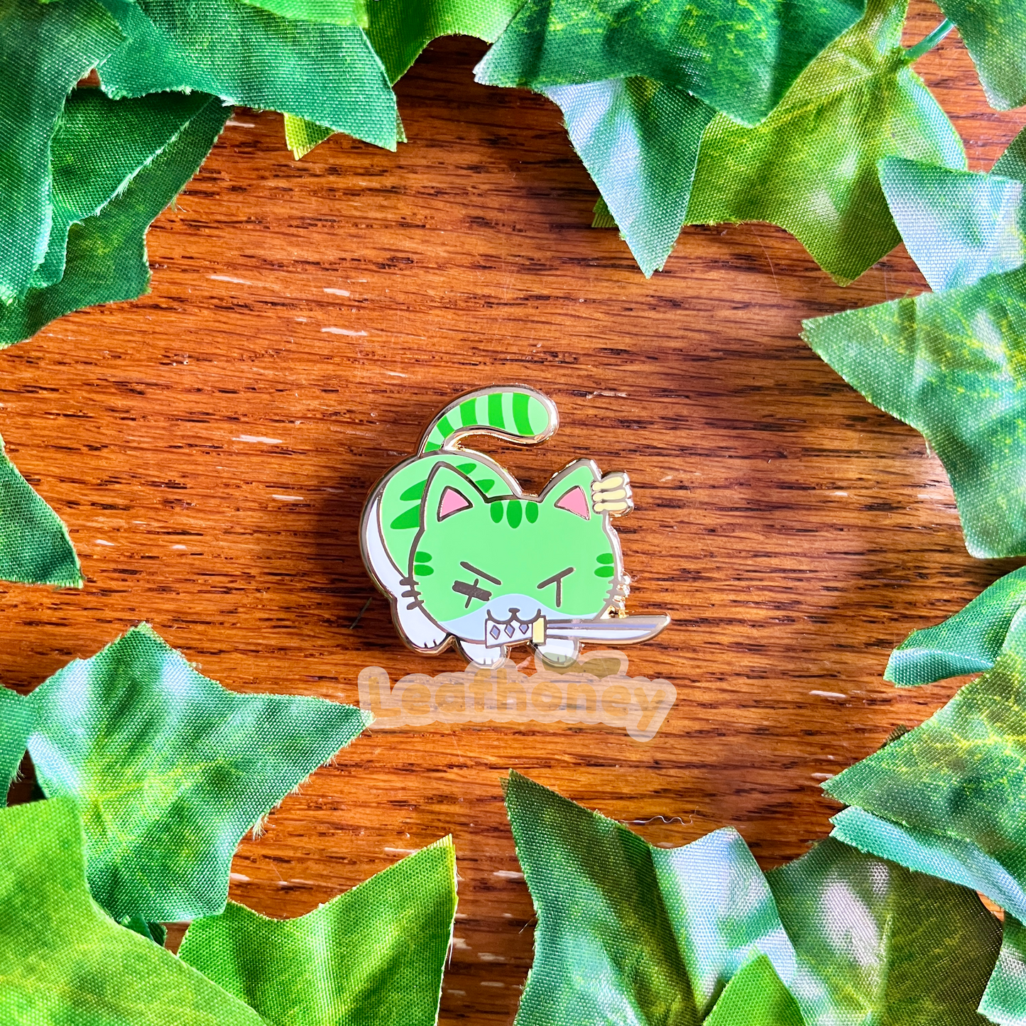Lost Swordcat Enamel Pin