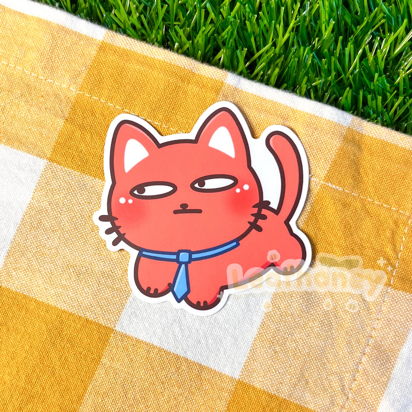 Smiling Cats Vinyl Stickers