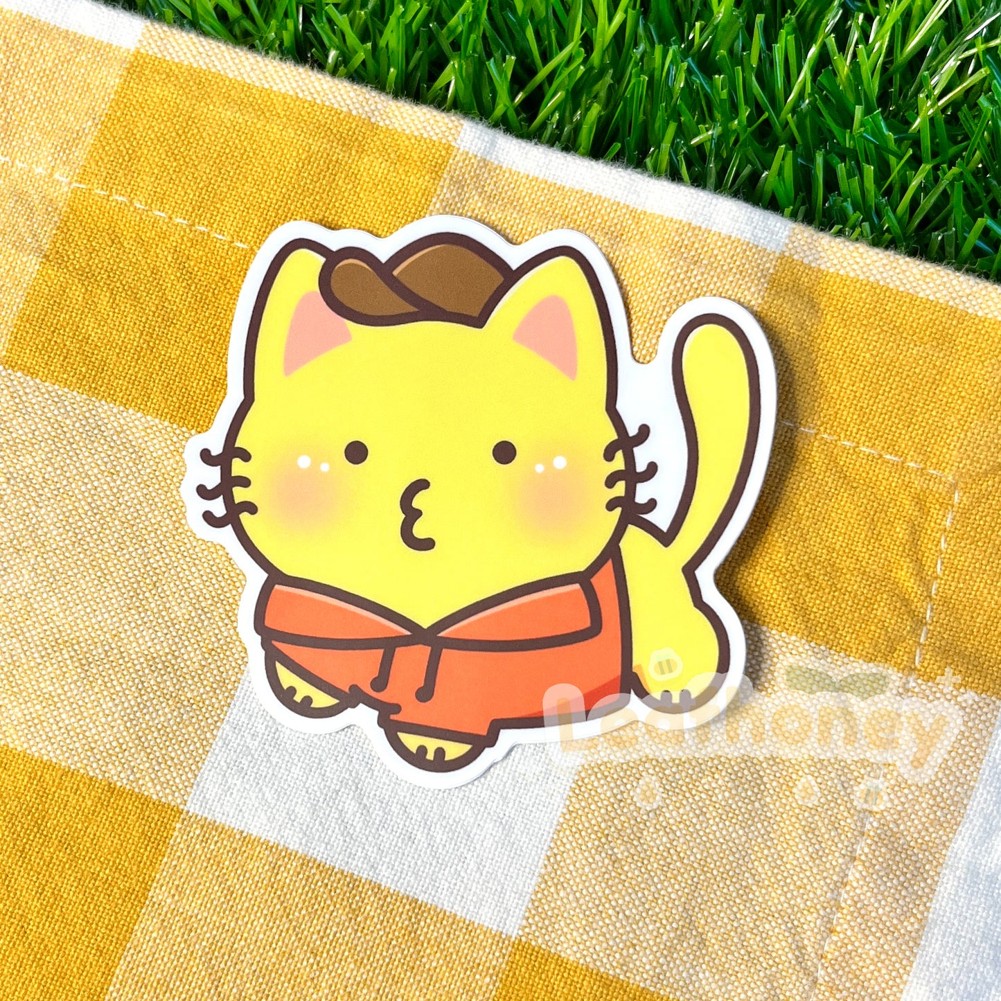 Smiling Cats Vinyl Stickers