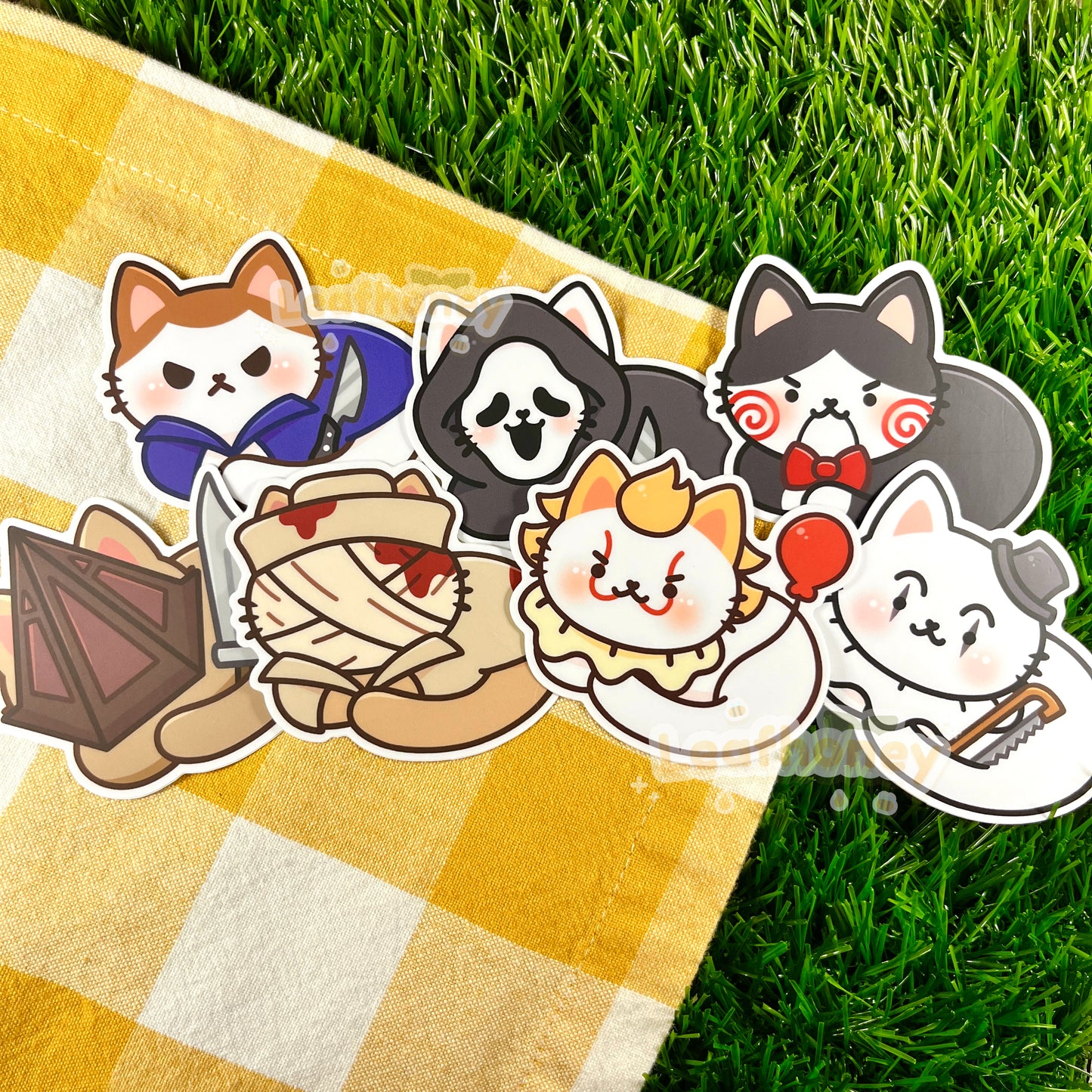 Art the Meown Vinyl Sticker