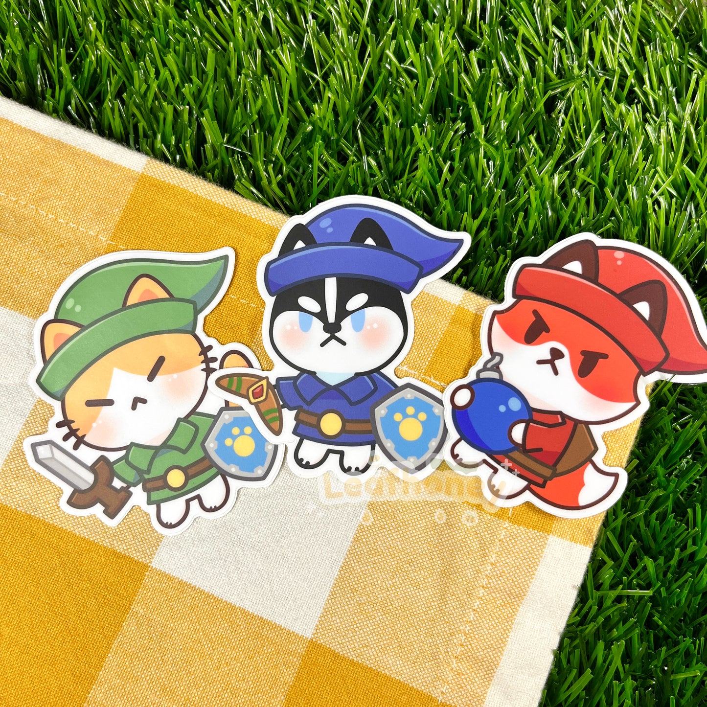 Adventurer Buddies Vinyl Stickers