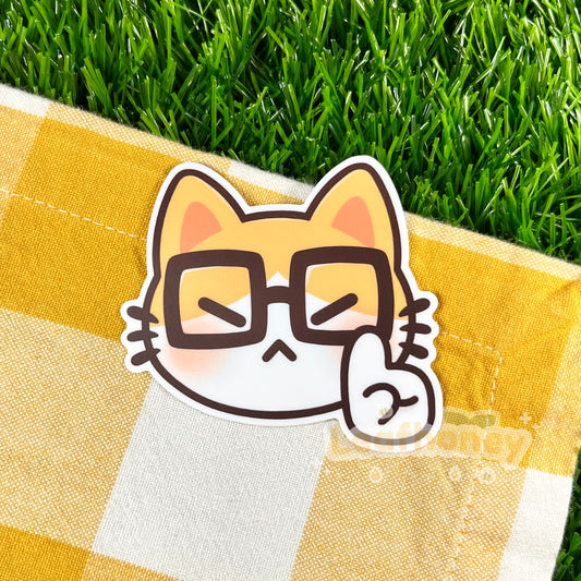 Nerd Omu Vinyl Sticker