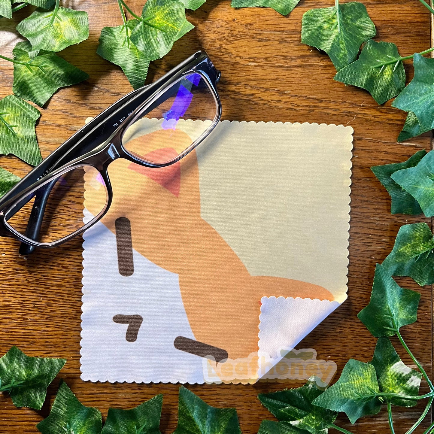 Peeking Omu & Friends Microfiber Cloth