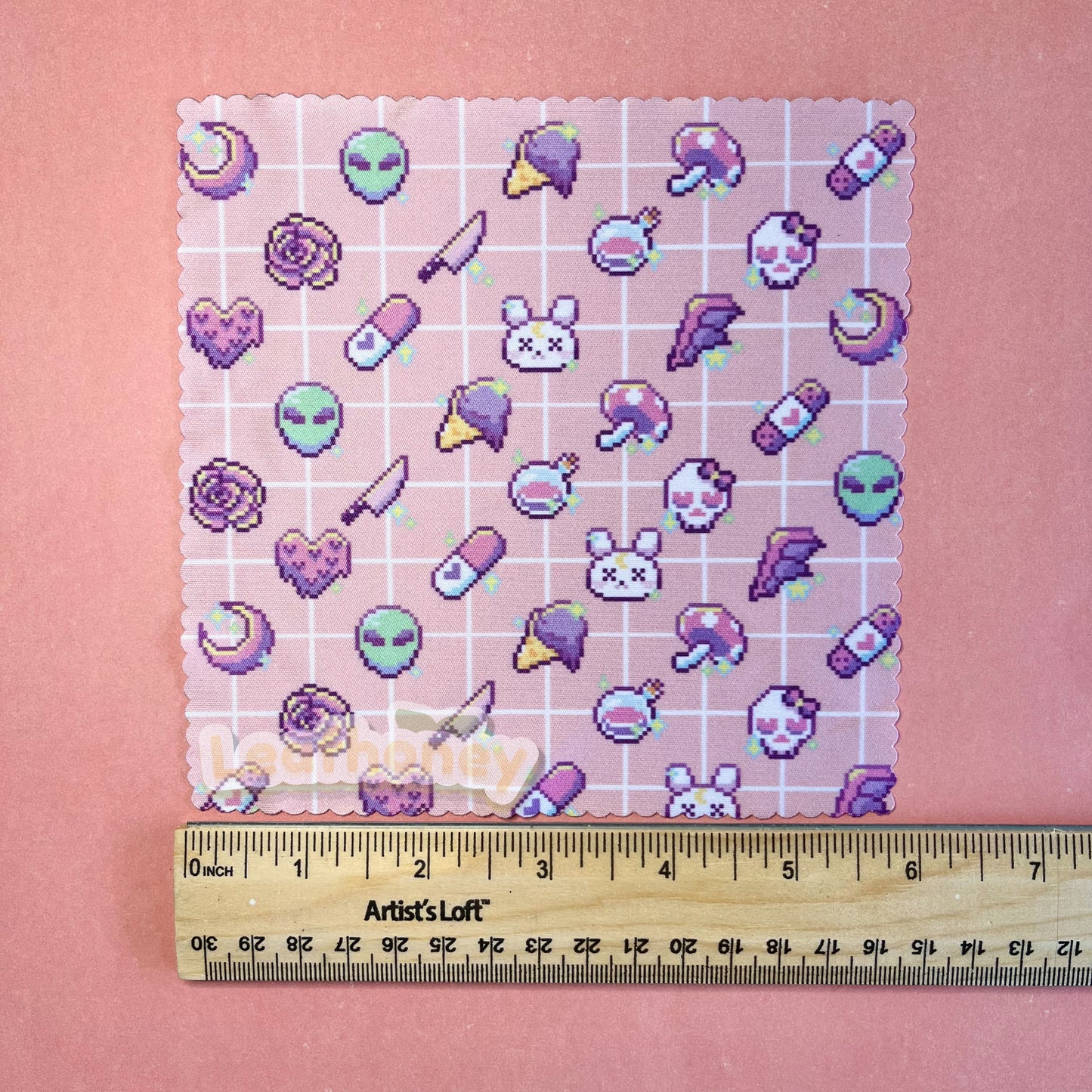 Pastel Creepy Cute Microfiber Cloth