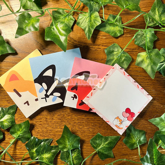 Peeking Omu & Friends Sticky Notes