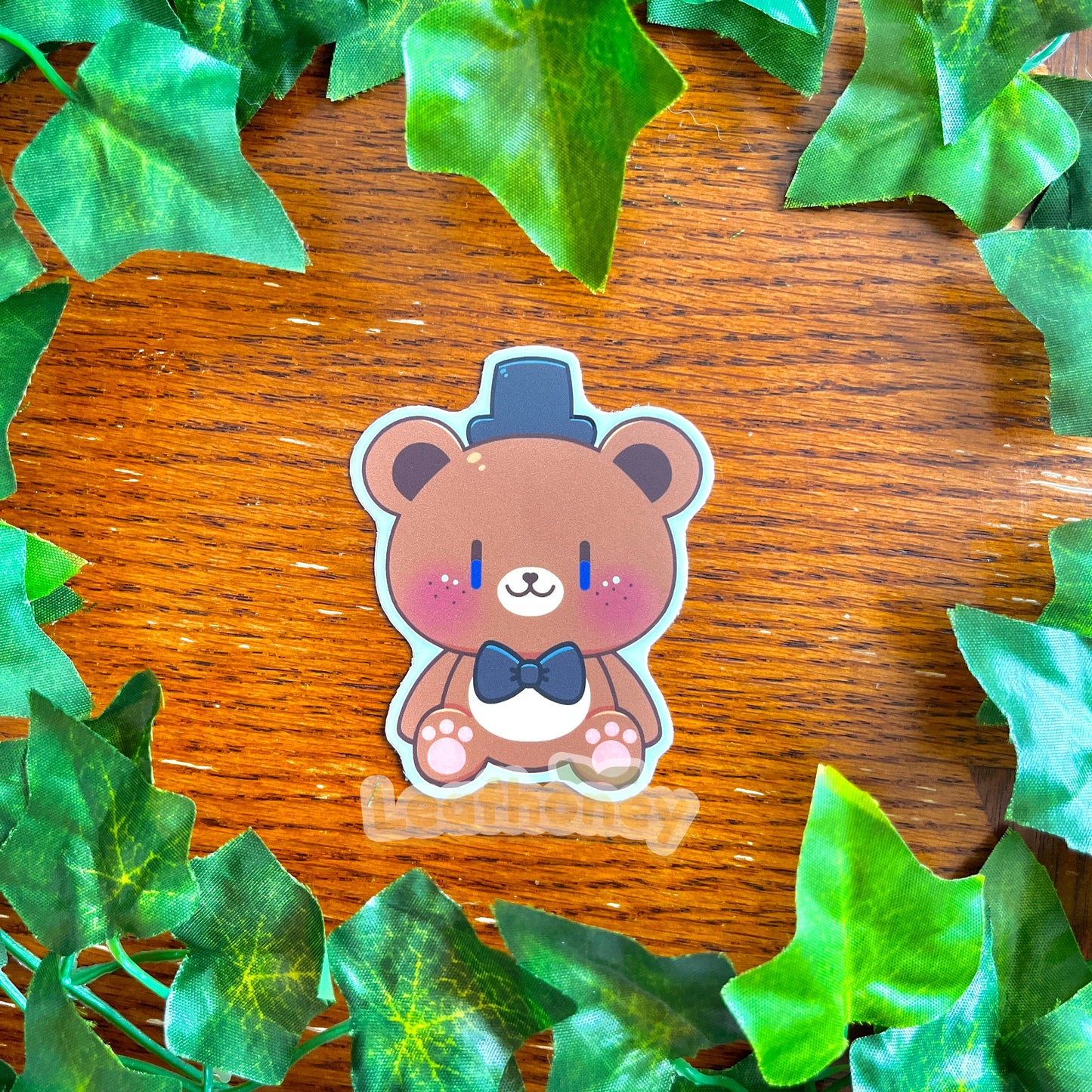 Brown Bear Vinyl Sticker