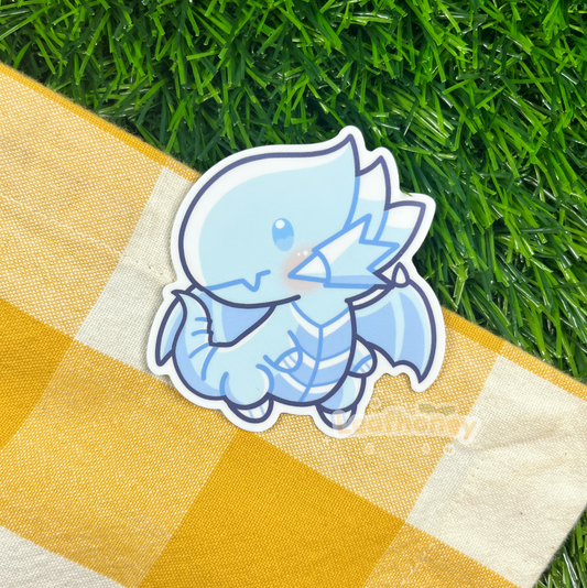 Blue Eyes White Dragon Vinyl Sticker