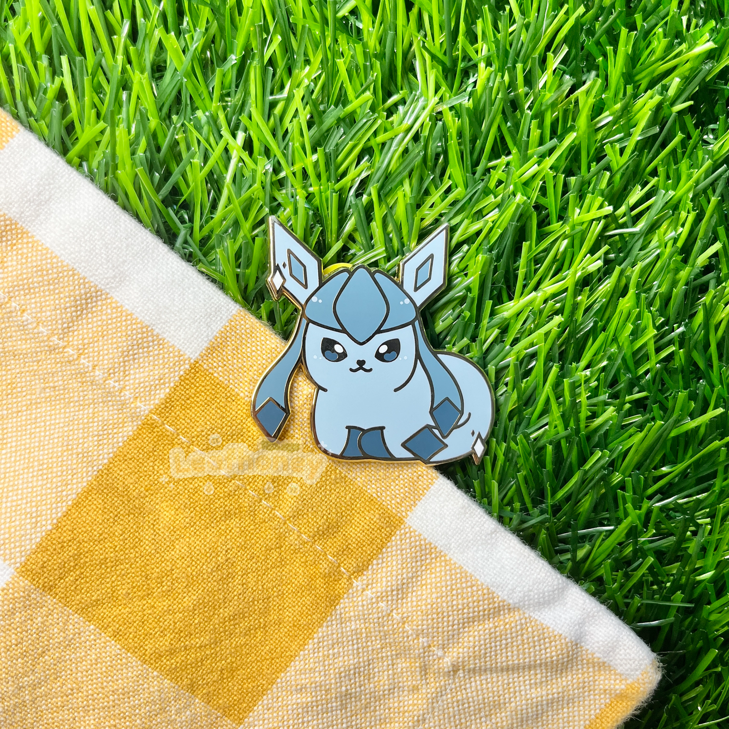 Elemental Fox Loaf Enamel Pin