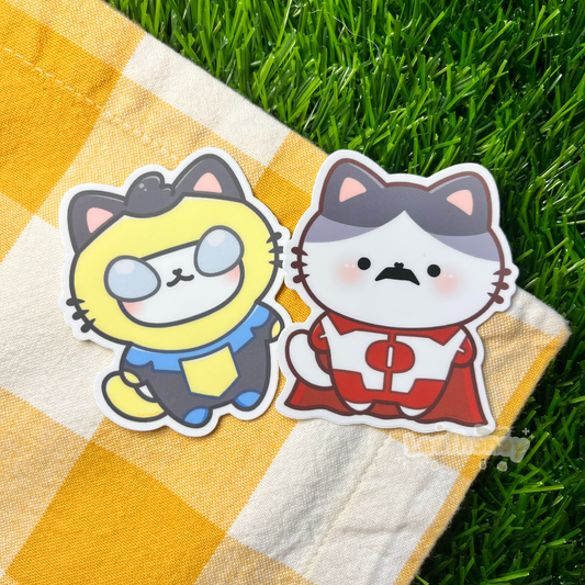 InvinciCat & Omni-Meow Vinyl Stickers