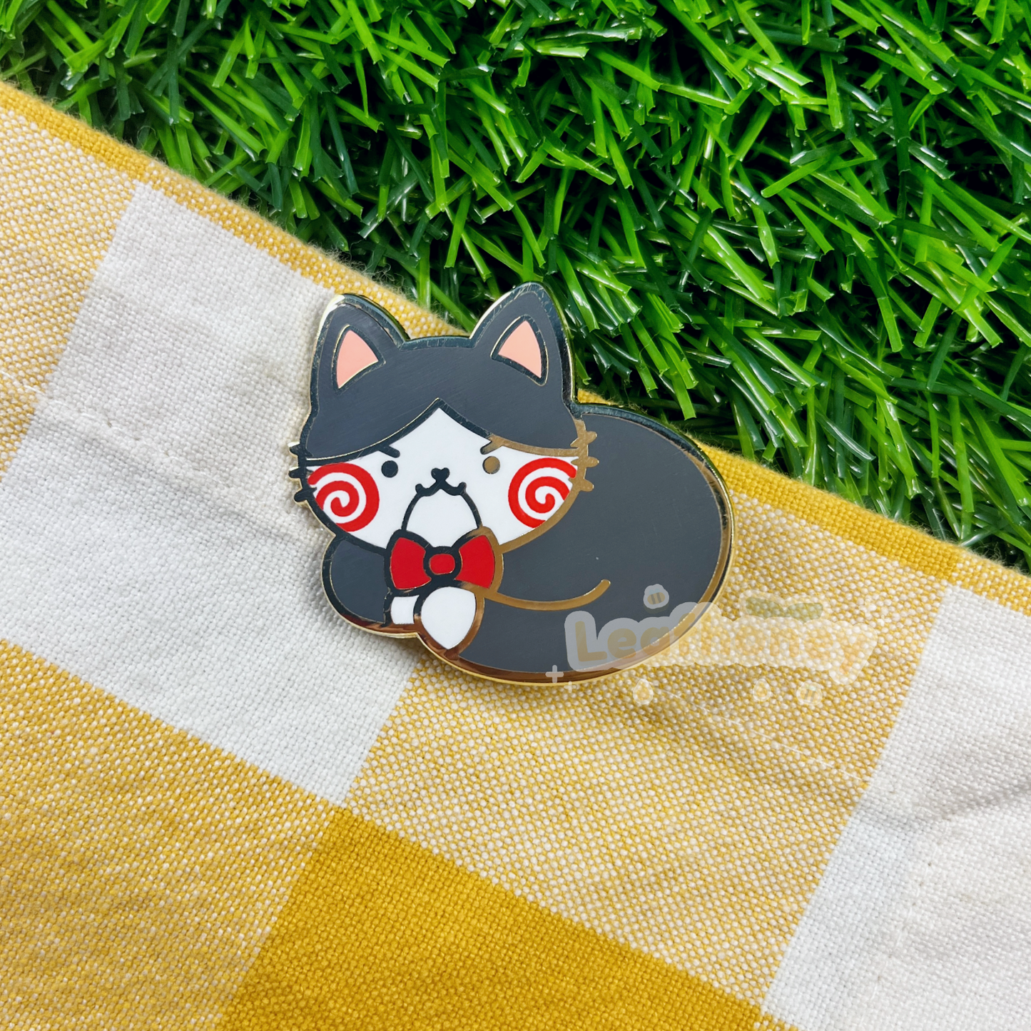 Billy the Cat Puppet Enamel Pin
