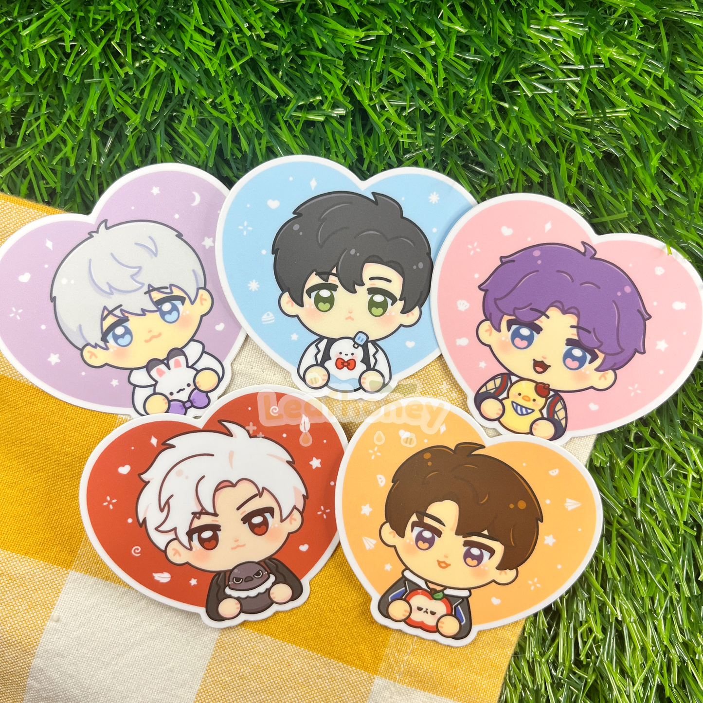 LaDs Heart Vinyl Sticker