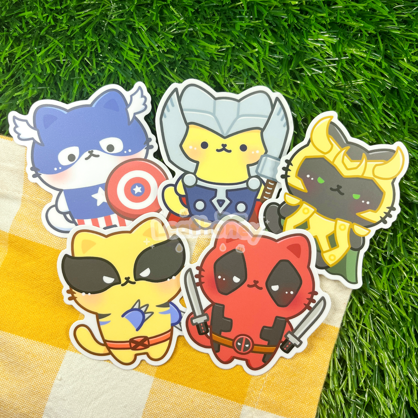 Captain Ameowica Vinyl Sticker