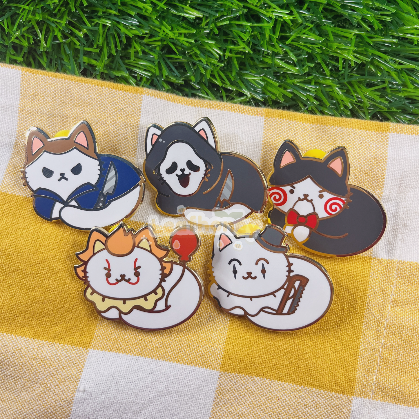 Michael Meowers Enamel Pin