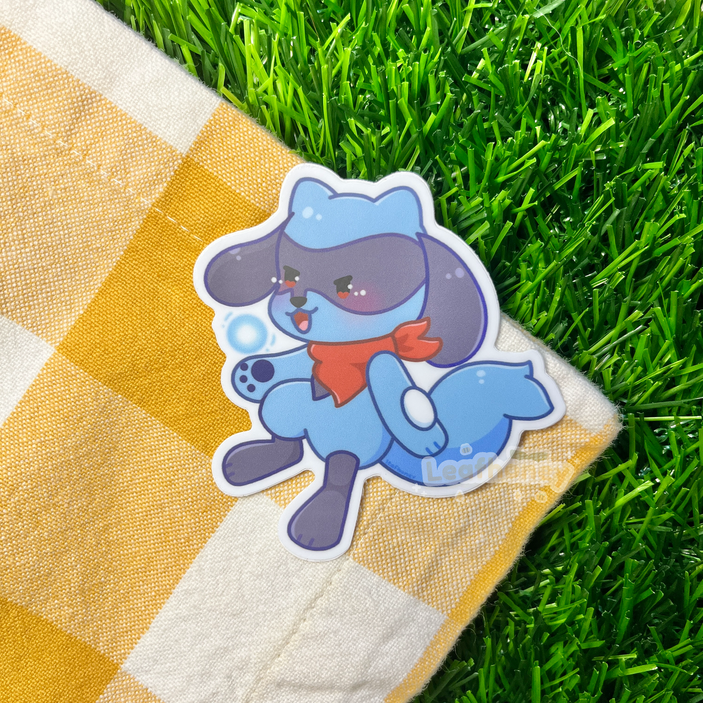 Fighting Dog Vinyl Sticker