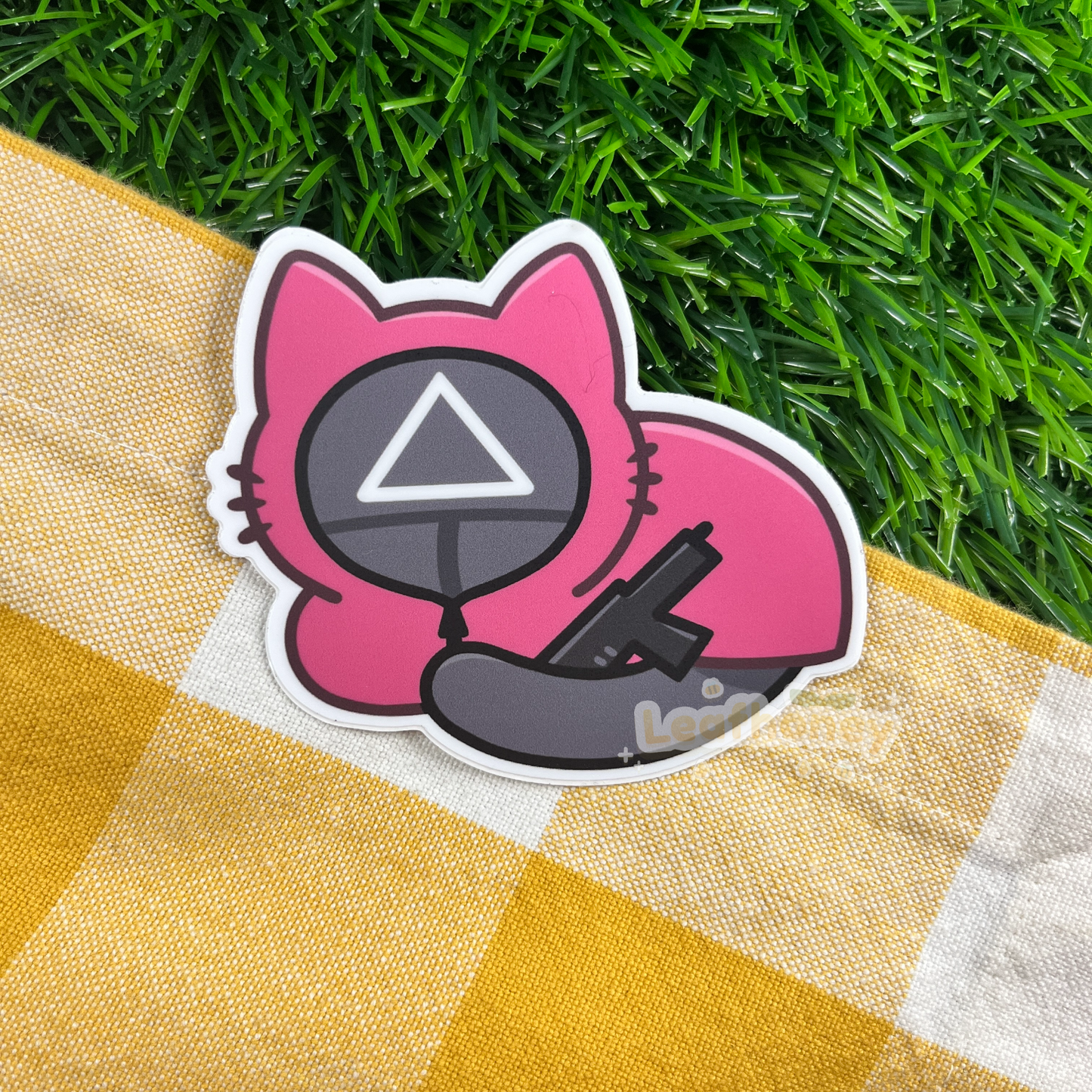 Squid Game Cats Vinyl Stickers