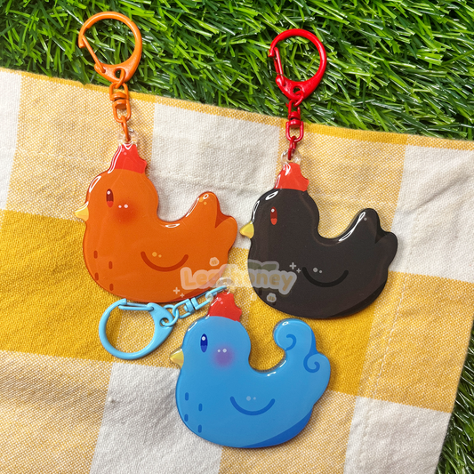 Stardew Chicken Acrylic Charms