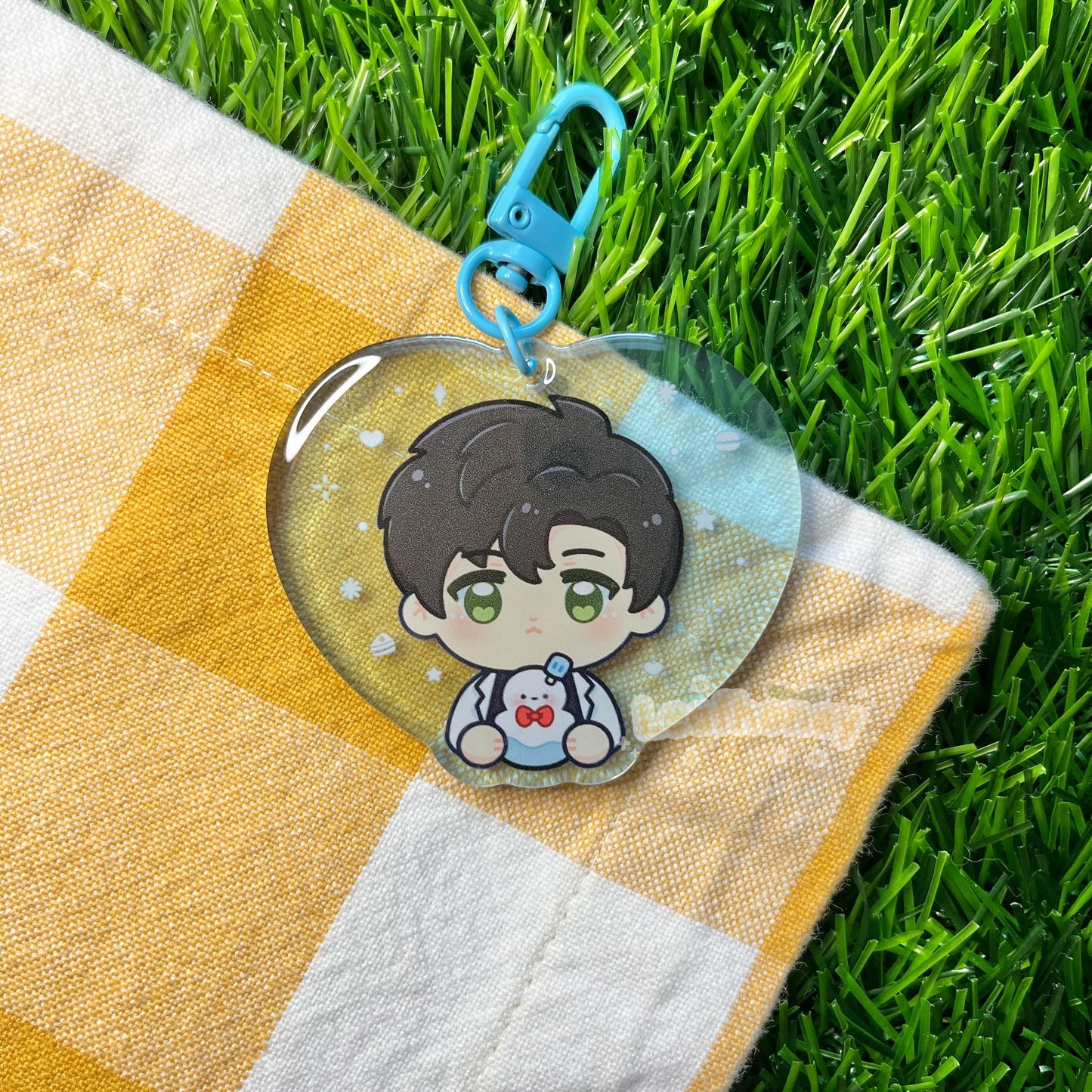LaDs Heart Acrylic Charm